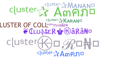 ชื่อเล่น - Cluster