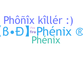 ชื่อเล่น - Phnix