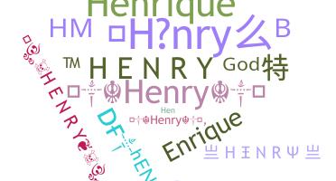ชื่อเล่น - Henry
