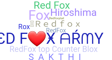 ชื่อเล่น - redfox