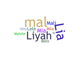 ชื่อเล่น - Maliyah