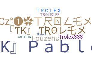 ชื่อเล่น - Trolex