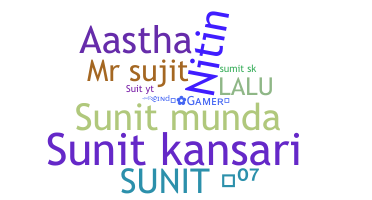 ชื่อเล่น - Sunit