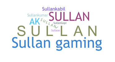 ชื่อเล่น - Sullan