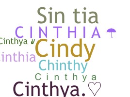 ชื่อเล่น - Cinthya