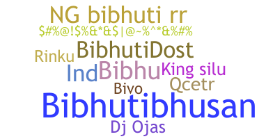 ชื่อเล่น - Bibhuti