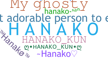 ชื่อเล่น - Hanako