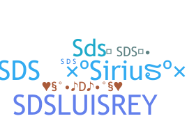 ชื่อเล่น - SDS