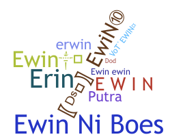 ชื่อเล่น - Ewin