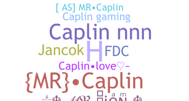 ชื่อเล่น - Caplin
