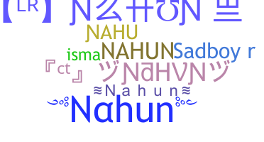 ชื่อเล่น - Nahun