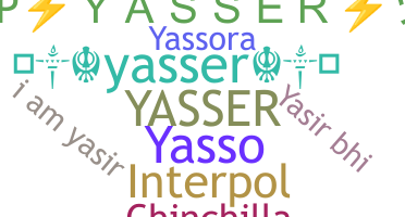 ชื่อเล่น - Yasser
