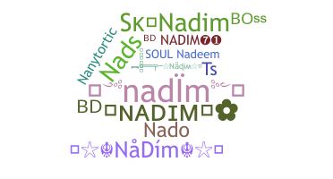 ชื่อเล่น - Nadim