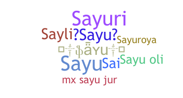 ชื่อเล่น - Sayu