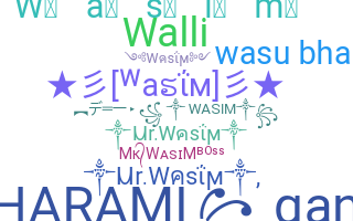 ชื่อเล่น - Wasim