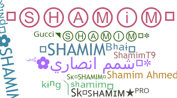 ชื่อเล่น - Shamim
