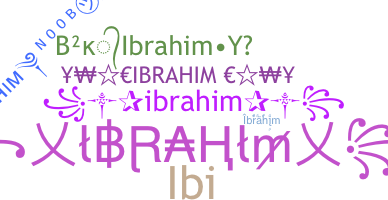 ชื่อเล่น - Ibrahim