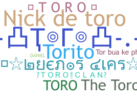 ชื่อเล่น - Toro