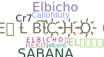 ชื่อเล่น - elbicho