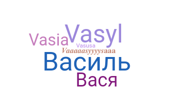 ชื่อเล่น - Vasya