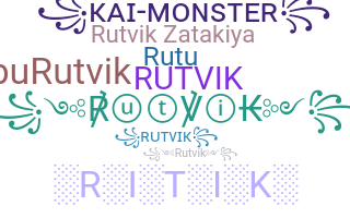 ชื่อเล่น - Rutvik