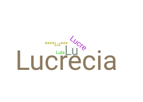 ชื่อเล่น - Lucrecia