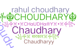 ชื่อเล่น - Choudhary