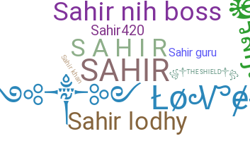 ชื่อเล่น - Sahir