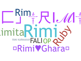 ชื่อเล่น - rimi