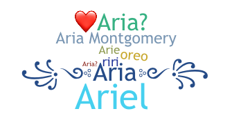 ชื่อเล่น - Aria