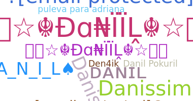 ชื่อเล่น - Danil