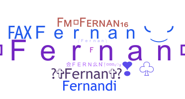 ชื่อเล่น - Fernan