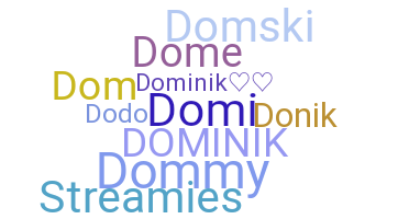 ชื่อเล่น - Dominik