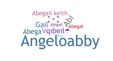ชื่อเล่น - Abegail