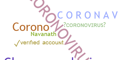 ชื่อเล่น - Coronovirus