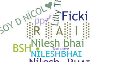 ชื่อเล่น - Nileshbhai
