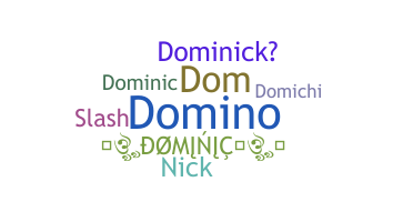 ชื่อเล่น - Dominick