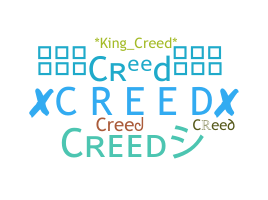 ชื่อเล่น - Creed