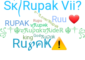 ชื่อเล่น - Rupak