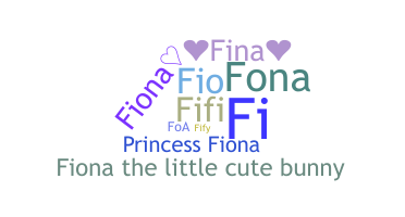 ชื่อเล่น - Fiona