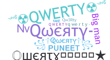 ชื่อเล่น - qwerty