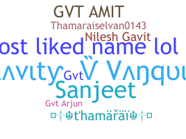 ชื่อเล่น - GVT