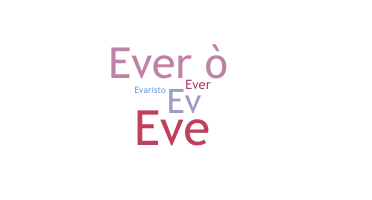 ชื่อเล่น - Everardo