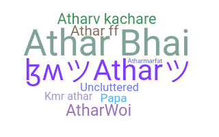 ชื่อเล่น - Athar