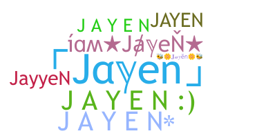 ชื่อเล่น - Jayen