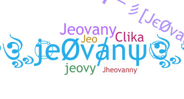 ชื่อเล่น - Jeovany