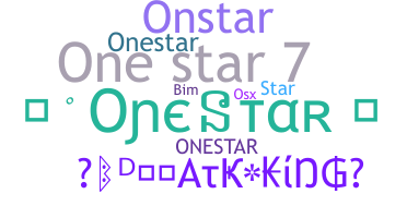ชื่อเล่น - OneStar
