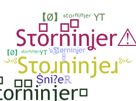 ชื่อเล่น - Storninjer