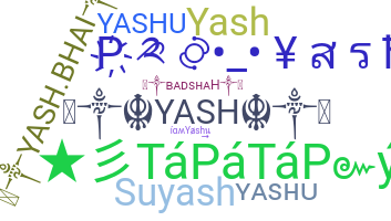 ชื่อเล่น - Yashu