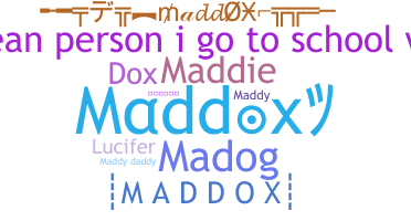 ชื่อเล่น - Maddox